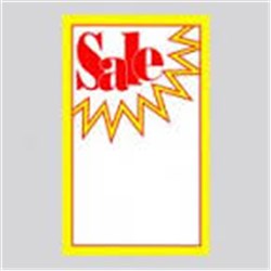 STIKKI PRICE TICKET ADHESIVE ShelfTalker - Sale Price Pkt30