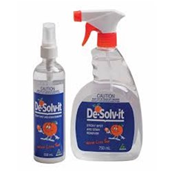 DE-SOLV-IT  PUMP BOTTLE 125ml Sticky Spot and Stain Remover