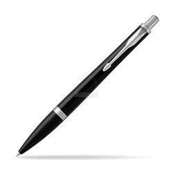 PARKER URBAN BALLPOINT PEN Black Cab Chrome Trim-D# Reduced to Clear