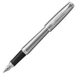 PARKER URBAN FOUNTAIN PEN Metro Metalic Chrome Trim