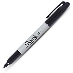 SHARPIE FINE POINT MARKER Permanent 1.0mm Fine Blk-each*