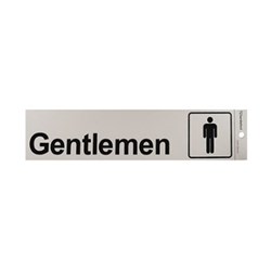 SANDLEFORD SIGNS SELF ADHESIVE 245x58mm Gentleman