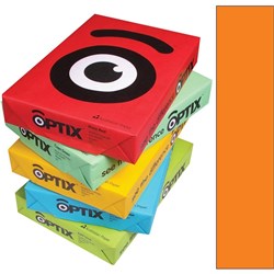 OPTIX COLOURED COPY PAPER A4 160gsm Janz Orange Pk200