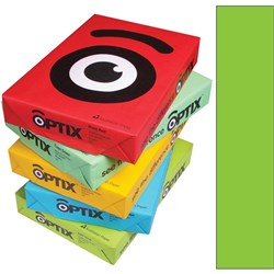 OPTIX COLOURED COPY PAPER A4 160gsm Zeto Lime Pk200