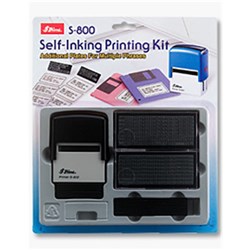 SHINY S800 DIY STAMP KIT 18x47mm, 2 Sets Typesets