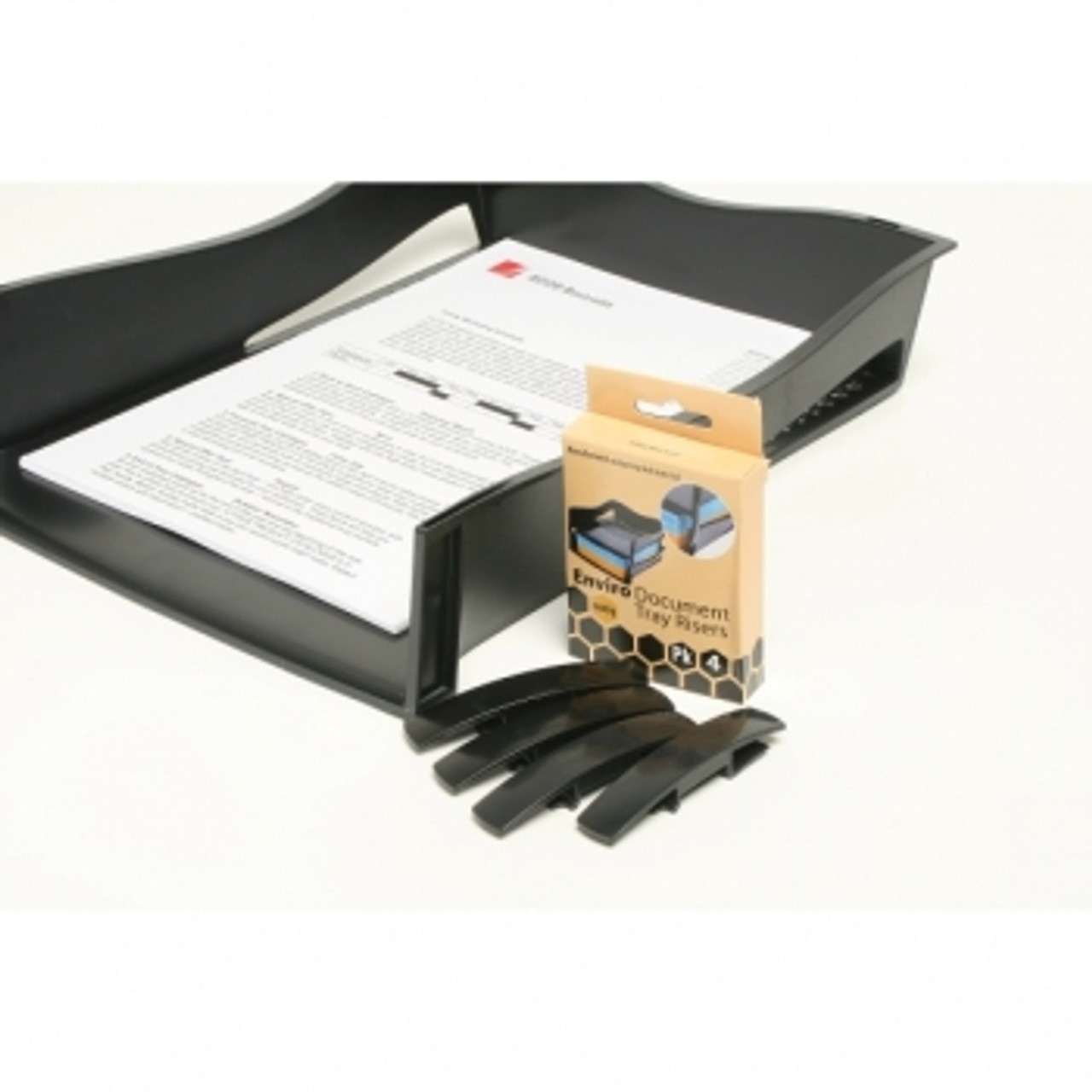 MARBIG ENVIRO DOCUMENT TRAY 100% recycled Tray Risers Pk4 - Office ...